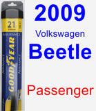 Passenger Wiper Blade for 2009 Volkswagen Beetle - Assurance