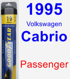 Passenger Wiper Blade for 1995 Volkswagen Cabrio - Assurance