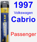 Passenger Wiper Blade for 1997 Volkswagen Cabrio - Assurance