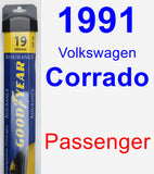 Passenger Wiper Blade for 1991 Volkswagen Corrado - Assurance