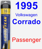 Passenger Wiper Blade for 1995 Volkswagen Corrado - Assurance