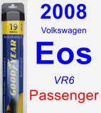 Passenger Wiper Blade for 2008 Volkswagen Eos - Assurance