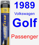 Passenger Wiper Blade for 1989 Volkswagen Golf - Assurance