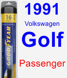 Passenger Wiper Blade for 1991 Volkswagen Golf - Assurance