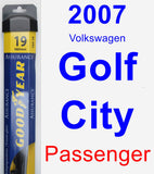 Passenger Wiper Blade for 2007 Volkswagen Golf City - Assurance