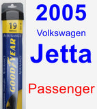 Passenger Wiper Blade for 2005 Volkswagen Jetta - Assurance