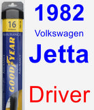 Driver Wiper Blade for 1982 Volkswagen Jetta - Assurance