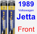 Front Wiper Blade Pack for 1989 Volkswagen Jetta - Assurance