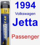 Passenger Wiper Blade for 1994 Volkswagen Jetta - Assurance