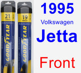 Front Wiper Blade Pack for 1995 Volkswagen Jetta - Assurance