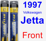 Front Wiper Blade Pack for 1997 Volkswagen Jetta - Assurance