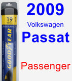 Passenger Wiper Blade for 2009 Volkswagen Passat - Assurance