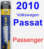 Passenger Wiper Blade for 2010 Volkswagen Passat - Assurance