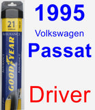 Driver Wiper Blade for 1995 Volkswagen Passat - Assurance