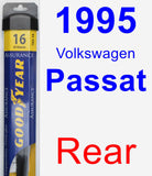 Rear Wiper Blade for 1995 Volkswagen Passat - Assurance