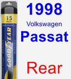 Rear Wiper Blade for 1998 Volkswagen Passat - Assurance