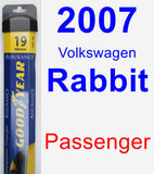 Passenger Wiper Blade for 2007 Volkswagen Rabbit - Assurance