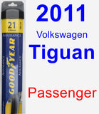 Passenger Wiper Blade for 2011 Volkswagen Tiguan - Assurance