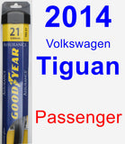 Passenger Wiper Blade for 2014 Volkswagen Tiguan - Assurance