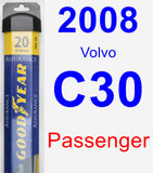 Passenger Wiper Blade for 2008 Volvo C30 - Assurance