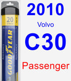 Passenger Wiper Blade for 2010 Volvo C30 - Assurance