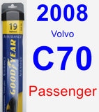 Passenger Wiper Blade for 2008 Volvo C70 - Assurance