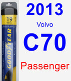 Passenger Wiper Blade for 2013 Volvo C70 - Assurance