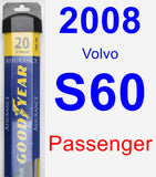 Passenger Wiper Blade for 2008 Volvo S60 - Assurance