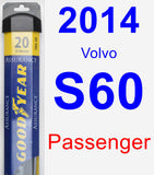 Passenger Wiper Blade for 2014 Volvo S60 - Assurance