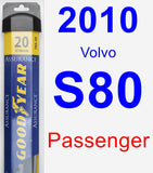 Passenger Wiper Blade for 2010 Volvo S80 - Assurance