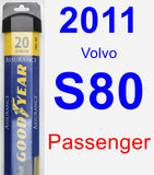 Passenger Wiper Blade for 2011 Volvo S80 - Assurance