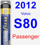 Passenger Wiper Blade for 2012 Volvo S80 - Assurance