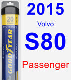 Passenger Wiper Blade for 2015 Volvo S80 - Assurance