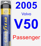 Passenger Wiper Blade for 2005 Volvo V50 - Assurance