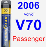 Passenger Wiper Blade for 2006 Volvo V70 - Assurance