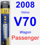 Passenger Wiper Blade for 2008 Volvo V70 - Assurance