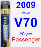 Passenger Wiper Blade for 2009 Volvo V70 - Assurance