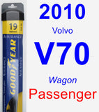 Passenger Wiper Blade for 2010 Volvo V70 - Assurance