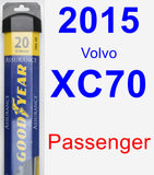 Passenger Wiper Blade for 2015 Volvo XC70 - Assurance