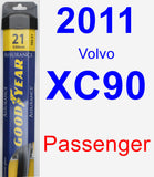 Passenger Wiper Blade for 2011 Volvo XC90 - Assurance