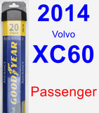 Passenger Wiper Blade for 2014 Volvo XC60 - Assurance