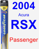 Passenger Wiper Blade for 2004 Acura RSX - Hybrid