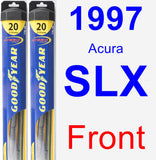 Front Wiper Blade Pack for 1997 Acura SLX - Hybrid