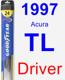 Driver Wiper Blade for 1997 Acura TL - Hybrid