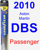 Passenger Wiper Blade for 2010 Aston Martin DBS - Hybrid