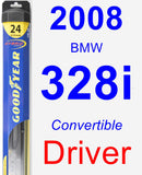 Driver Wiper Blade for 2008 BMW 328i - Hybrid