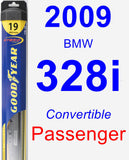 Passenger Wiper Blade for 2009 BMW 328i - Hybrid