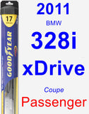 Passenger Wiper Blade for 2011 BMW 328i xDrive - Hybrid