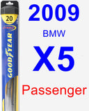 Passenger Wiper Blade for 2009 BMW X5 - Hybrid