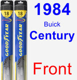 Front Wiper Blade Pack for 1984 Buick Century - Hybrid